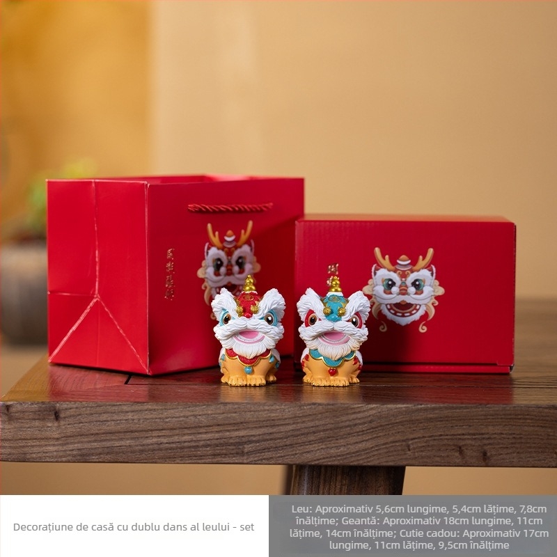 Tea Pet ornament — rășină, stil modern minimalist, pentru mașină și birou, decor drăguț pentru casă
