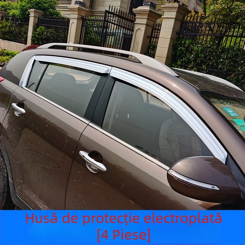 Just Right Kia Sportage 2011-2017: bandă decorativă pentru rama ferestrei și cadrul ușii, bandă strălucitoare decorativă, modificare mâner ușă