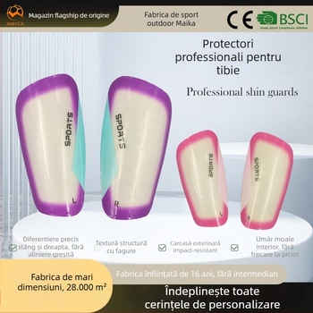 Protecții tibie pentru fotbal - din plastic, tip insert, MCA