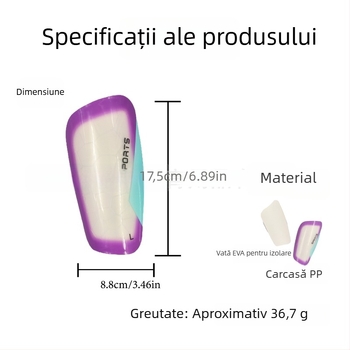 Protecții tibie pentru fotbal - din plastic, tip insert, MCA
