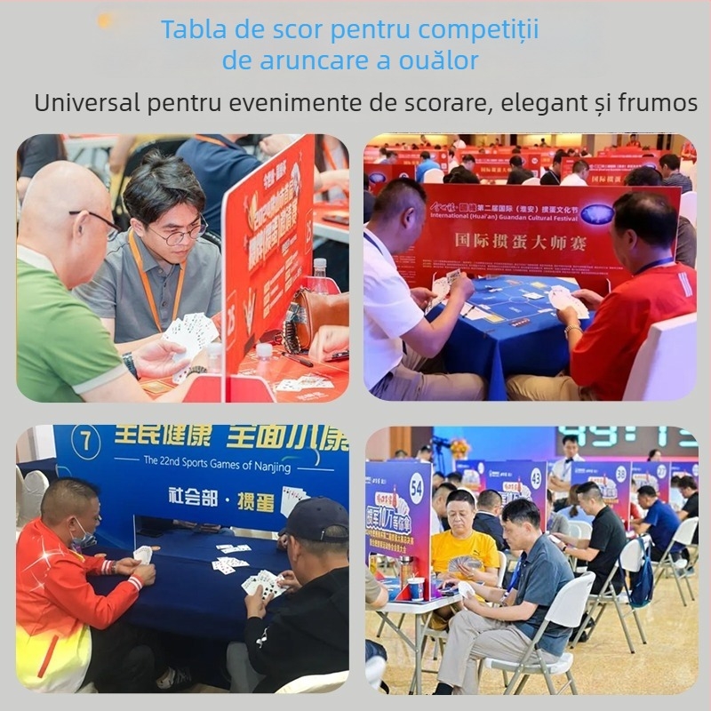 Tablou de scor PVC pentru badminton, tenis de masă și volei — tablă de înlocuire și tablă tactică, afișaj arbitru