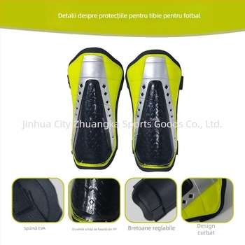 MAICCA Protecții de tibie pentru fotbal – protecții din plastic cu două straturi pentru adulți și copii