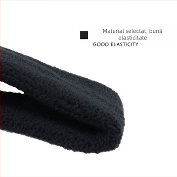 Jianle bandă de cap din 100% bumbac – absorbantă de transpirație, pentru yoga, alergare și baschet