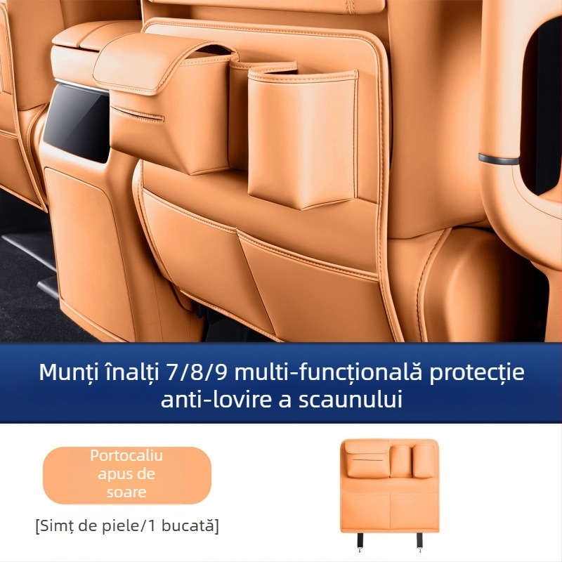 Pad de protecție a ușii din spate Alpine, 7/8/9 locuri, din plastic, accesoriu interior multifuncțional anti-impact
