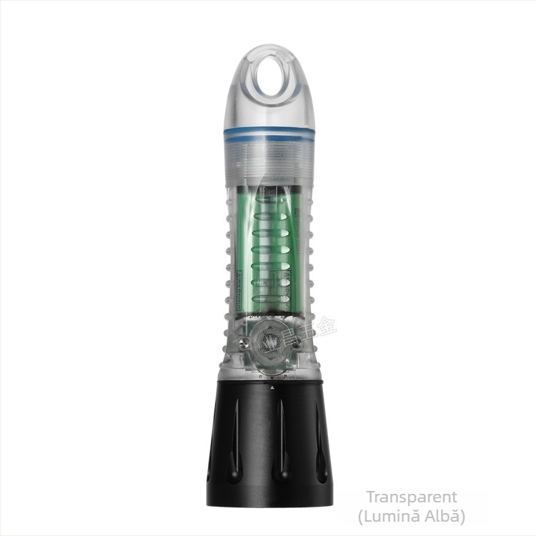 Fener LED pentru scufundări - iluminare profesională, puternică, rază lungă, etanș, utilizare de urgență (Material: aliaj de aluminiu + plastic rezistent la compresiune; Brand: Light Arrow; Categorie: Iluminat pentru scufundări)