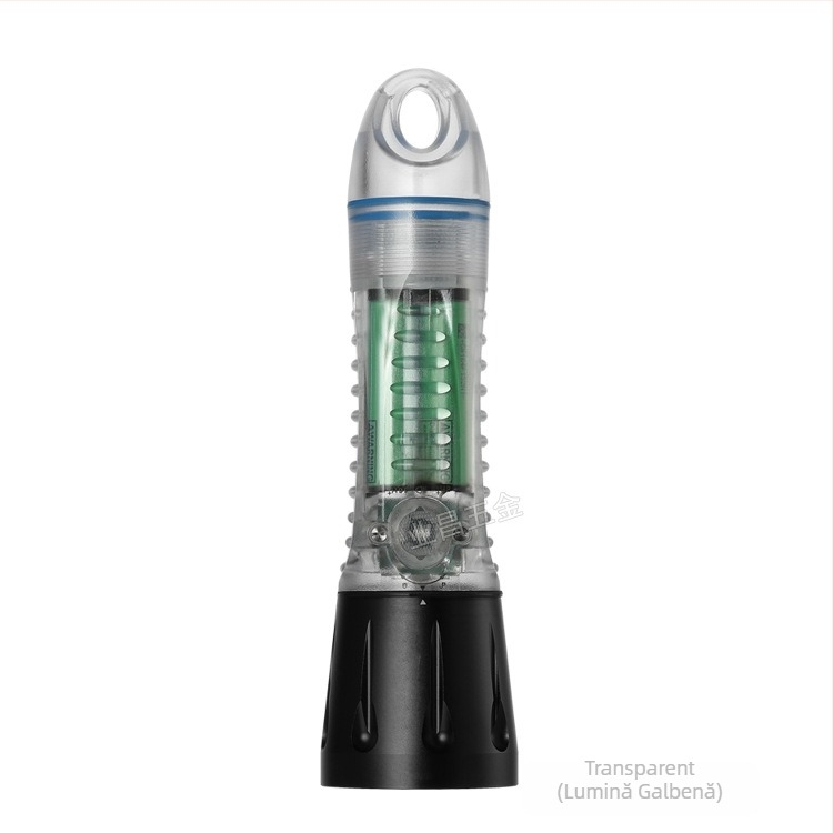 Fener LED pentru scufundări - iluminare profesională, puternică, rază lungă, etanș, utilizare de urgență (Material: aliaj de aluminiu + plastic rezistent la compresiune; Brand: Light Arrow; Categorie: Iluminat pentru scufundări)
