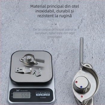 Lacăt pentru fereastră în formă de semilună - oțel inoxidabil, model YYSgz, brand Shouli, stil modern minimalist