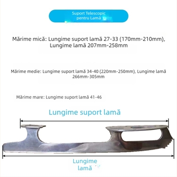 Capace elastice moi pentru lamele patinelor pe gheață – potrivite pentru copii și adulți