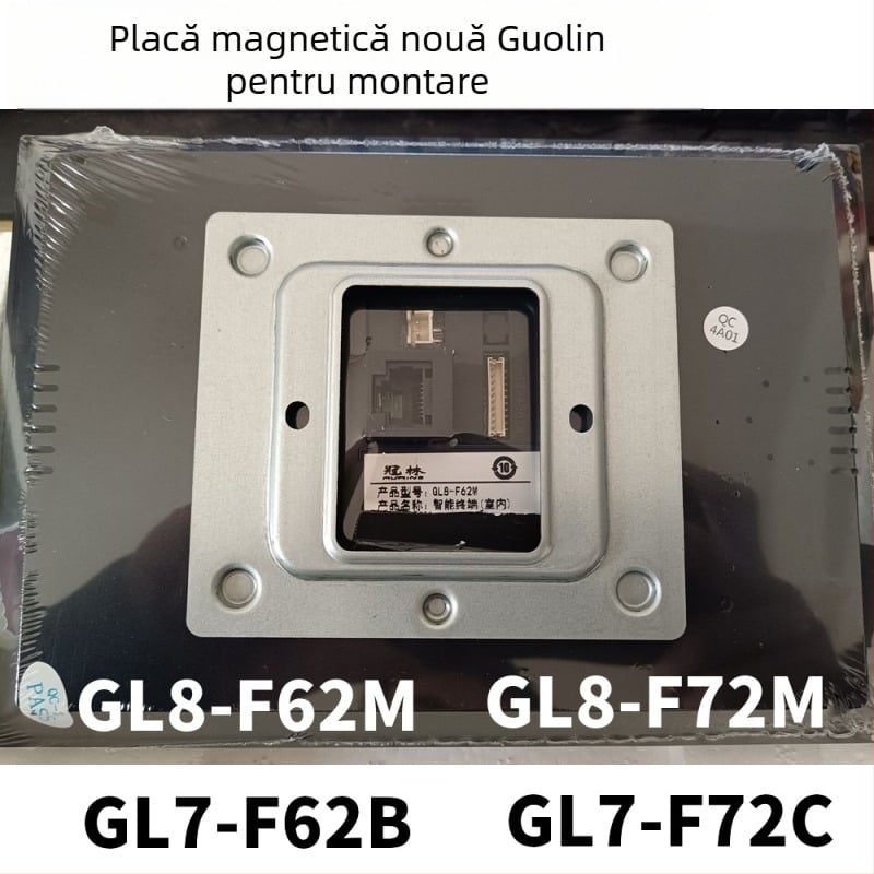 Placă de montaj pentru videointerfon (Compatibilă cu GL8-F62/F72M; Bază GL8-V2; Suport pentru unitate interioară AH8-E81M)