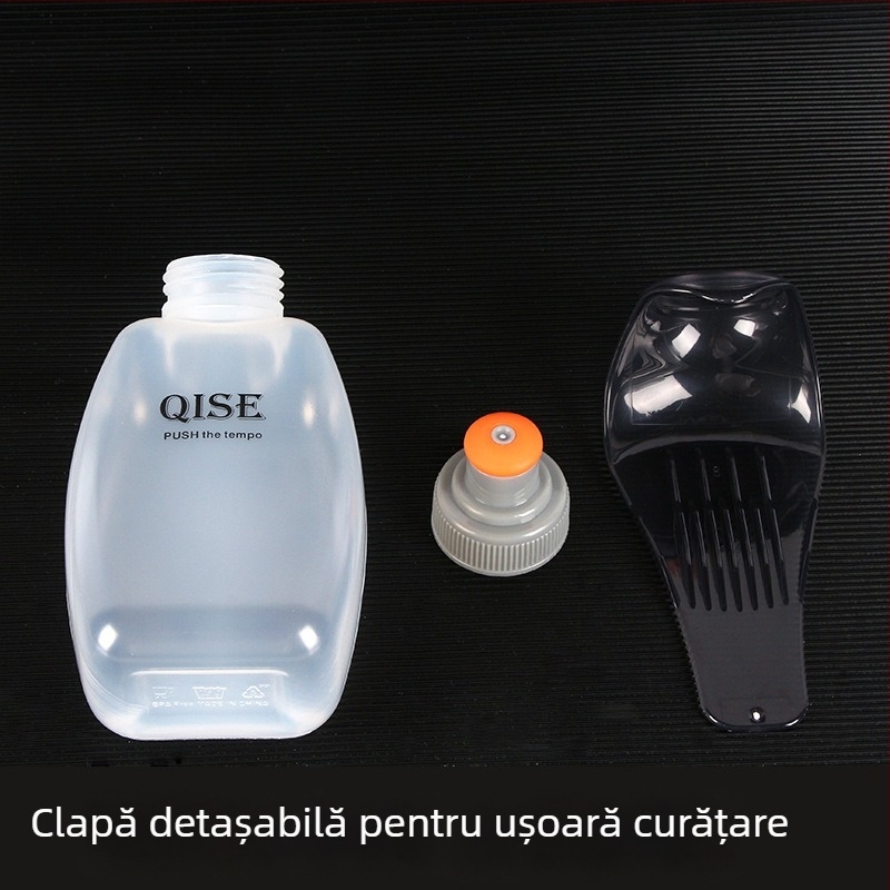 QISE cană sport 250ml, plastic PP, alimentară, cu logo imprimat