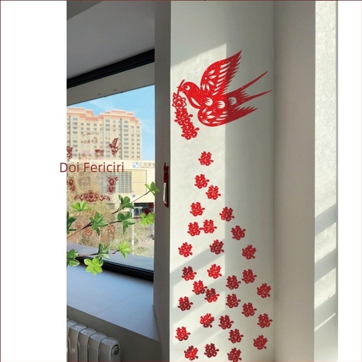 Set de pandantive pentru mânerele ușilor la nuntă – decor din fetru cu panglici