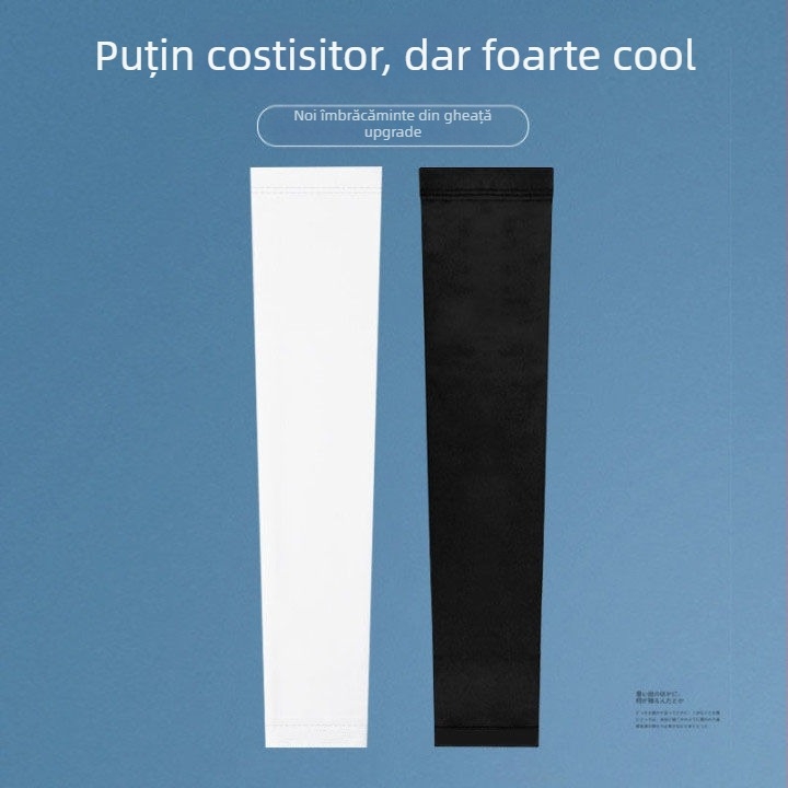 Manșete antisel pentru brațe din material Ice Silk, fără cusături, pentru exterior, amestec nylon, stil coreean, lansare toamnă 2020