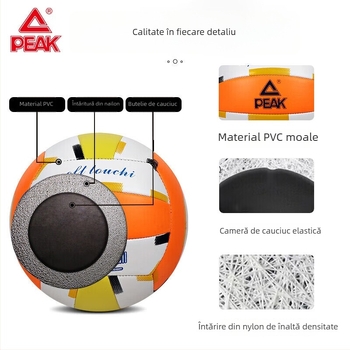 Peak PVC volei – cusut cu mașina, fără logo