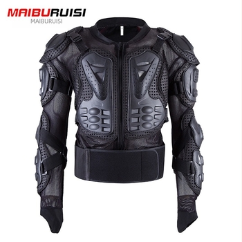 Costum de protecție pentru motocicletă off-road, protecție piept-spate, genunchi, coate, din fibre de poliester