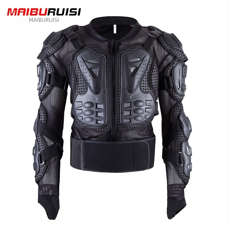 Costum de protecție pentru motocicletă off-road, protecție piept-spate, genunchi, coate, din fibre de poliester