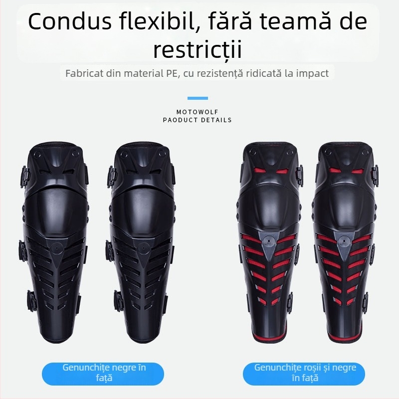 Costum de protecție pentru motocicletă off-road, protecție piept-spate, genunchi, coate, din fibre de poliester