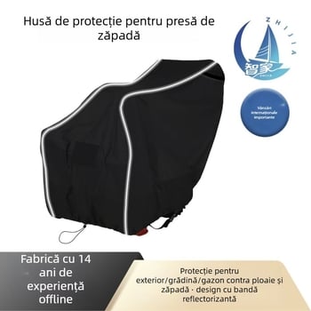 Husă de protecție pentru mașina de îndepărtat zăpada, patru anotimpuri, poliester, model cxc, unisex, cu bandă reflectorizantă