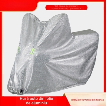 Husă pentru vehicule electrice – protecție împotriva prafului, protecție UV, material cu folie de aluminiu, stil simplu
