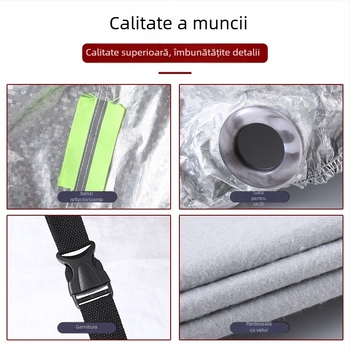 Husă pentru vehicule electrice – protecție împotriva prafului, protecție UV, material cu folie de aluminiu, stil simplu