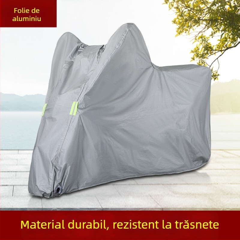 Husă pentru vehicule electrice – protecție împotriva prafului, protecție UV, material cu folie de aluminiu, stil simplu