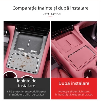 Pad silicon pentru consola centrală cu încărcare fără fir pentru Wenjie M8 — protecție împotriva zgârieturilor și prafului, cod produs WTX-004