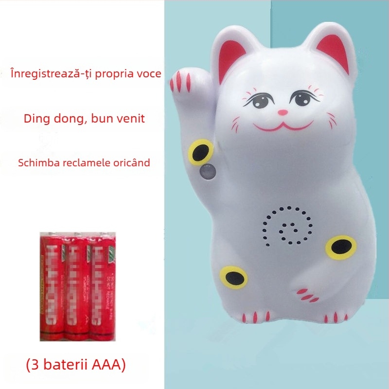 Sonerie de ușă cu inducție, alarmă infraroșu și înregistrare audio; model 024; alimentare duală (baterie și alimentare); tensiune 4,5V; sonerie cu ton personalizabil