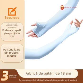 Manșete unisex cu protecție UV UPF50+, poliester gradient, pentru primăvară-vară