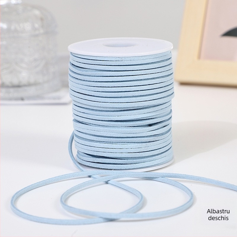 Șnur din piele întoarsă pentru ambalarea cadourilor și decorațiuni – sfoară împletită pentru agățat, Cod Produs: 23, potrivit pentru ambalarea florilor, decorații de Crăciun și Anul Nou, ambalarea prăjiturilor