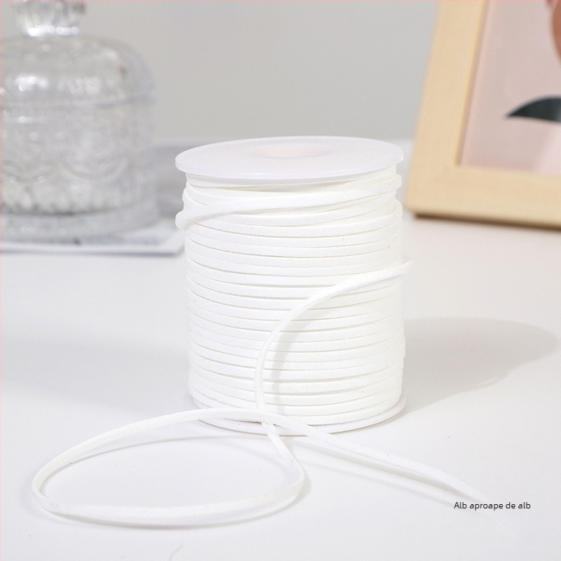 Șnur din piele întoarsă pentru ambalarea cadourilor și decorațiuni – sfoară împletită pentru agățat, Cod Produs: 23, potrivit pentru ambalarea florilor, decorații de Crăciun și Anul Nou, ambalarea prăjiturilor