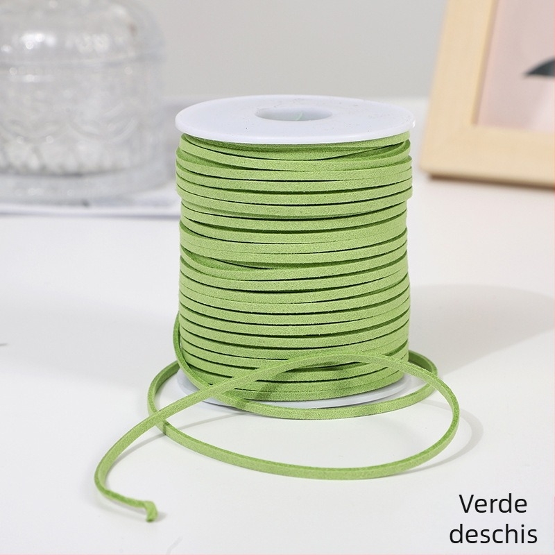 Șnur din piele întoarsă pentru ambalarea cadourilor și decorațiuni – sfoară împletită pentru agățat, Cod Produs: 23, potrivit pentru ambalarea florilor, decorații de Crăciun și Anul Nou, ambalarea prăjiturilor