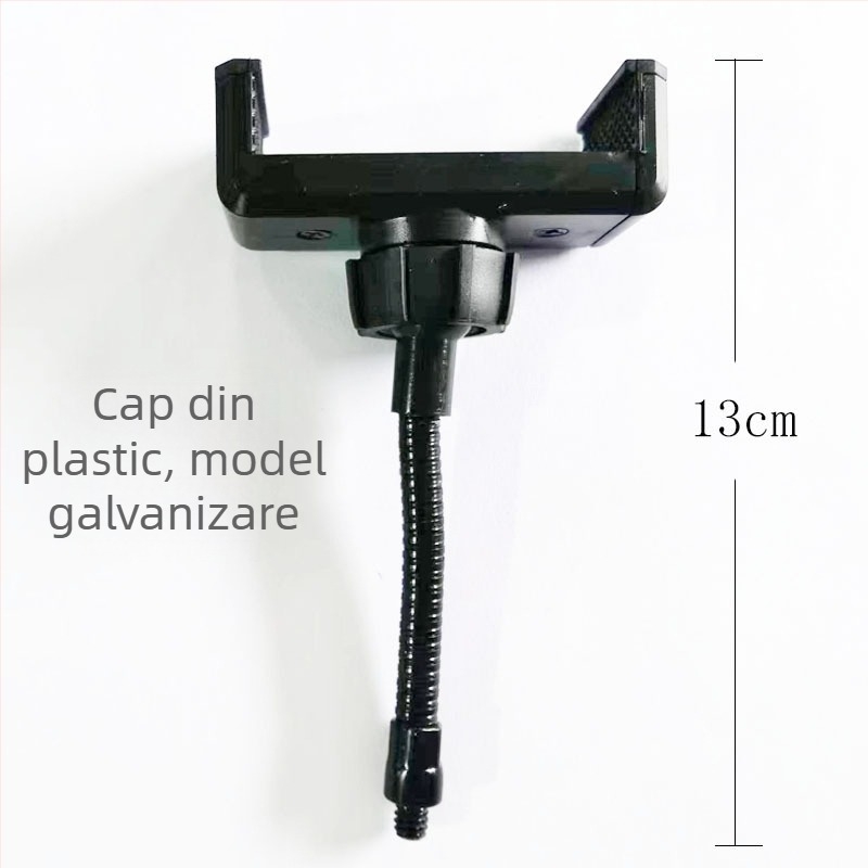 Ring light cu tub flexibil și clips pentru telefon pentru streaming live — corp din fier, model Hose, accesorii de iluminat