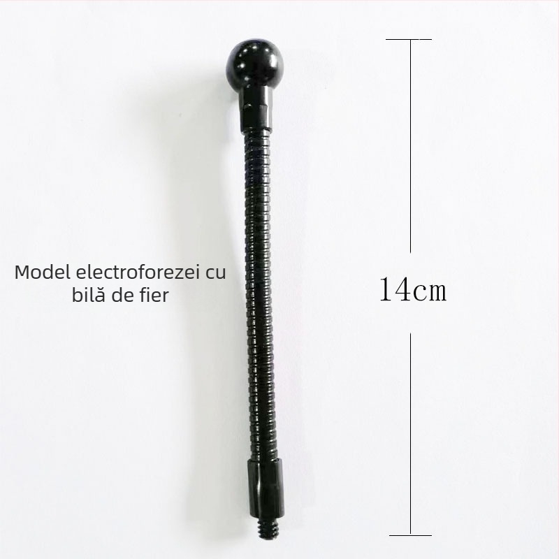 Ring light cu tub flexibil și clips pentru telefon pentru streaming live — corp din fier, model Hose, accesorii de iluminat