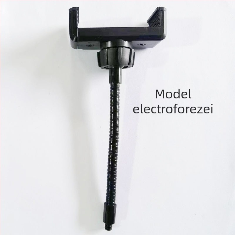 Ring light cu tub flexibil și clips pentru telefon pentru streaming live — corp din fier, model Hose, accesorii de iluminat