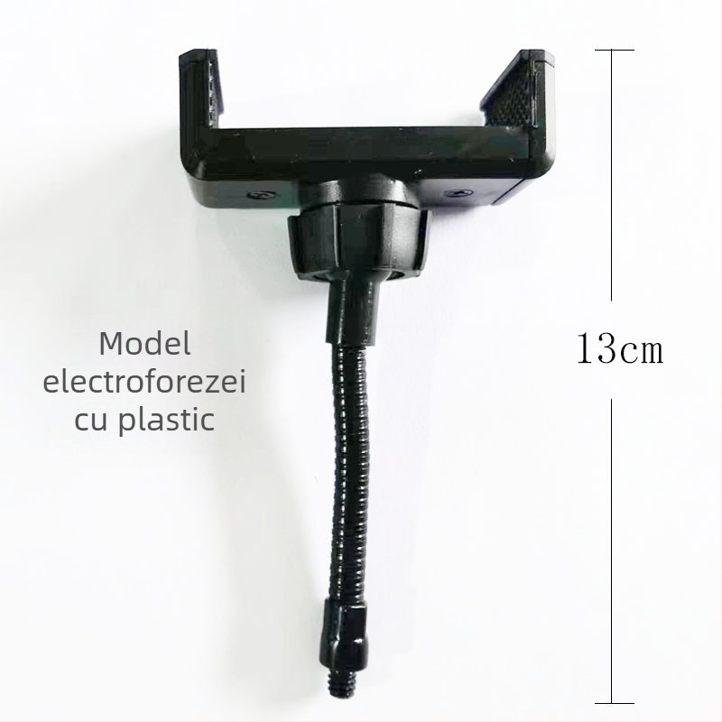 Ring light cu tub flexibil și clips pentru telefon pentru streaming live — corp din fier, model Hose, accesorii de iluminat