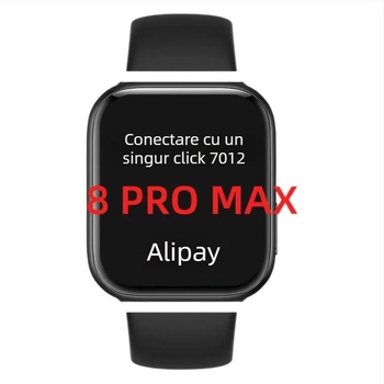 Ceas inteligent cu monitorizarea ritmului cardiac, măsurarea tensiunii arteriale, detecția oxigenului din sânge, apeluri Bluetooth, autonomie baterie 7–14 zile