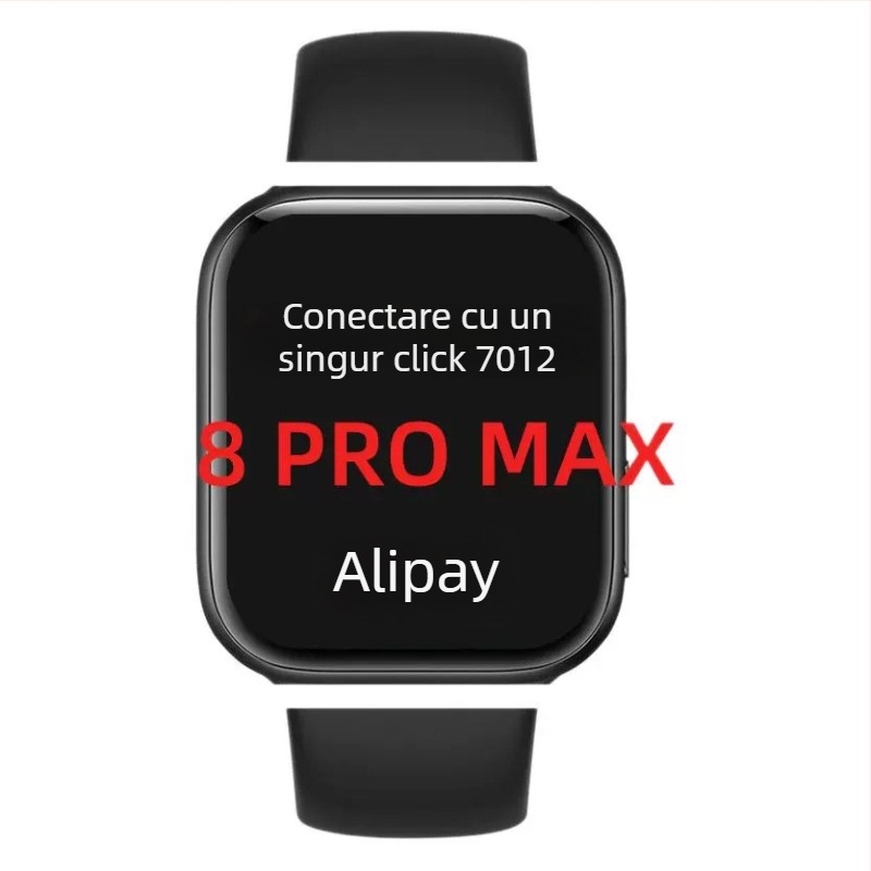 Ceas inteligent cu monitorizarea ritmului cardiac, măsurarea tensiunii arteriale, detecția oxigenului din sânge, apeluri Bluetooth, autonomie baterie 7–14 zile