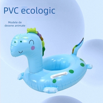 Inel de înot gonflabil pentru copii, cu design animal, PVC ecologic, grosime 0,18 mm, imprimeu, marcă Hongyu