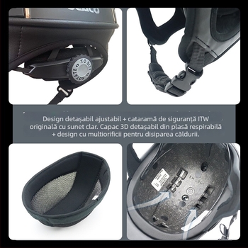 UCACO cască de echitație pentru adulți, ABS, Unisex, Personalizare disponibilă, Logo imprimat UCACO