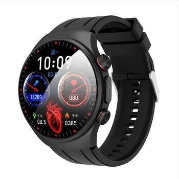 Ceas inteligent multifuncțional pentru tensiune arterială cu monitorizare a somnului, măsurare a ritmului cardiac și a oxigenului din sânge, afișaj AMOLED