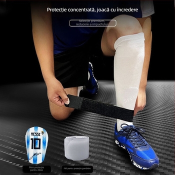 Protecții tibiale pentru fotbal, material PU, personalizabile, protecție gambe, protecția piciorului