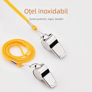 Fluier Luotai din oțel inoxidabil – fără logo, fără personalizare, versatil pentru sport și antrenament