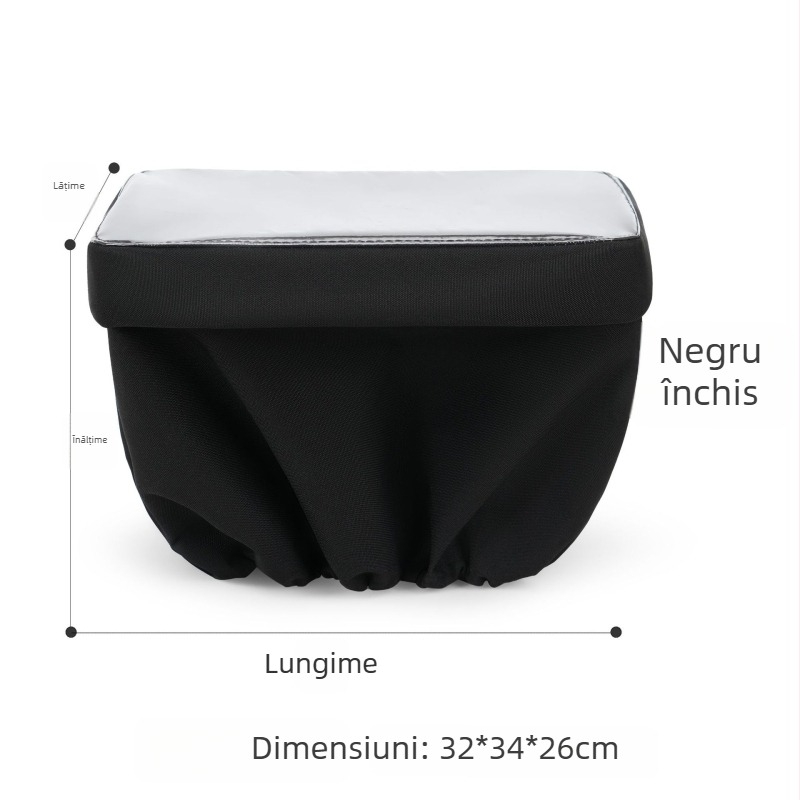 Gemeisi 30L husă de ploaie pentru coșul bicicletei electrice – material Oxford impermeabil, protecție solară pentru coșul interior, cod produs 2501, potrivit pentru ciclism