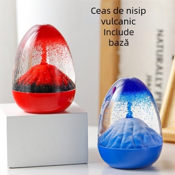 Pandantiv decorativ cu clepsidră în stil erupție vulcanică, Rate xun — stil universal, ornament suspendat, cadou ideal pentru mutare, pentru copii și elevi