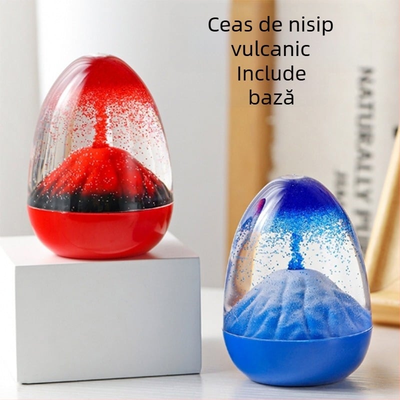 Pandantiv decorativ cu clepsidră în stil erupție vulcanică, Rate xun — stil universal, ornament suspendat, cadou ideal pentru mutare, pentru copii și elevi