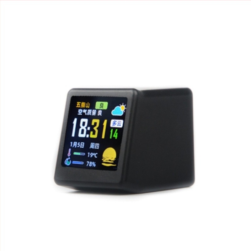 Ceas WiFi Inteligent Generația a 56-a – Stație Meteo cu Prognoza Vremii, Alimentare Externă, Carcasă din Plastic