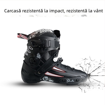 Weft Ball pantofi de patinaj pentru adulți, partea superioară PP, lame din oțel inoxidabil