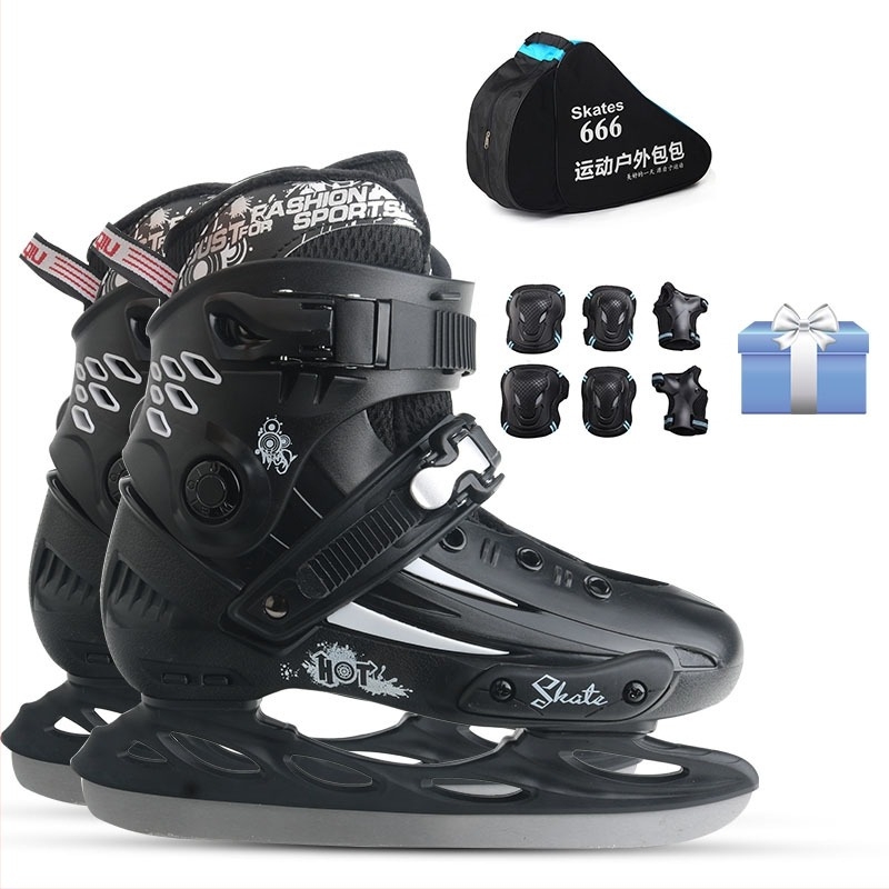 Weft Ball pantofi de patinaj pentru adulți, partea superioară PP, lame din oțel inoxidabil