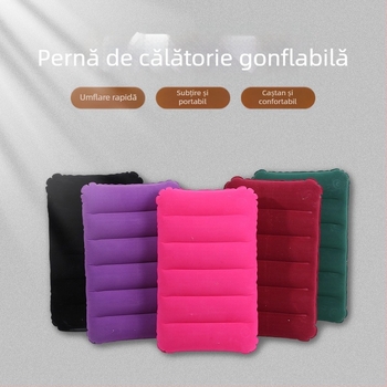 Pernă gonflabilă PVC cu textură flocked, grosime 0,17 mm, greutate 80 g