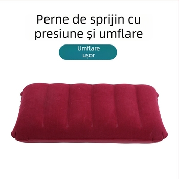 Pernă gonflabilă PVC cu textură flocked, grosime 0,17 mm, greutate 80 g