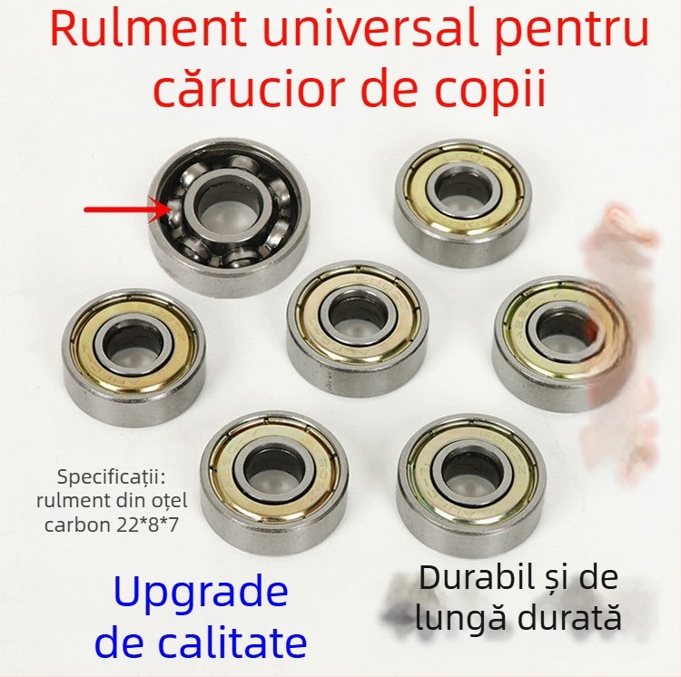 Rulmenți de roți 608ZZ pentru tricicluri, trotinete și cărucioare